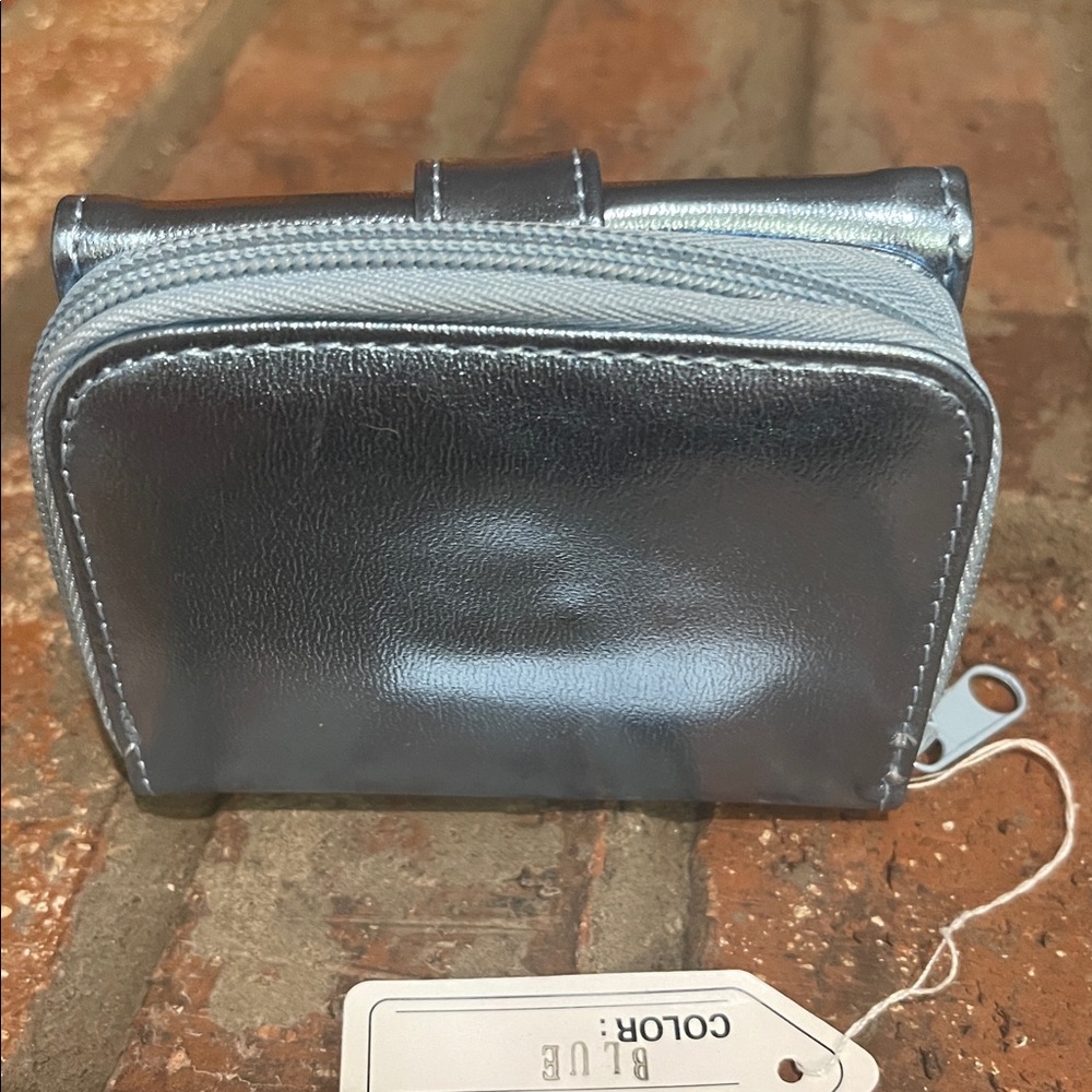 Metallic Blue Wallet CUTE TEEN EASTER GIFT - Picture 5 of 8